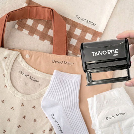 Custom Name Stamp for Clothing Tags